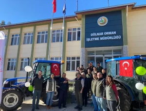 Mersin Gülnar’da ORKÖY Projesi kapsamında orman köylülerine traktör teslim edildi