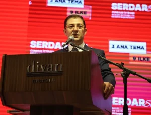 Cumhur İttifakı’nın Mersin Büyükşehir Belediye Başkan adayı Serdar Soydan, 3 ana tema ve 9 ilkeyi açıkladı